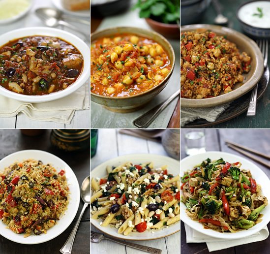 18 Meatless Mediterranean and Asian Meals