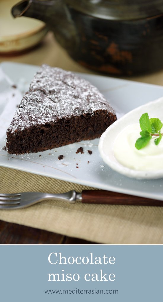 Chocolate miso cake