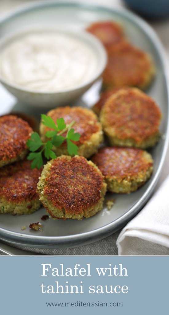 Falafel with tahini sauce