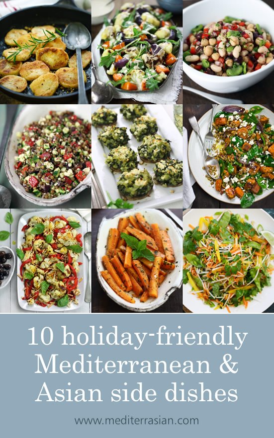 10 holiday-friendly Mediterranean and Asian side dishes