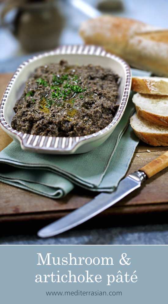 Mushroom and artichoke pâté