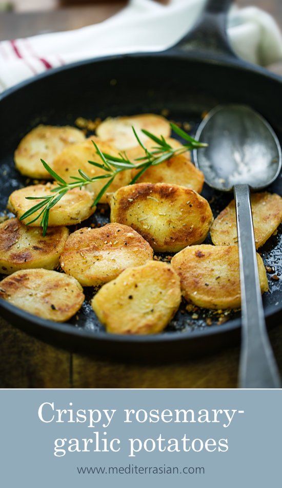 Crispy rosemary-garlic potatoes