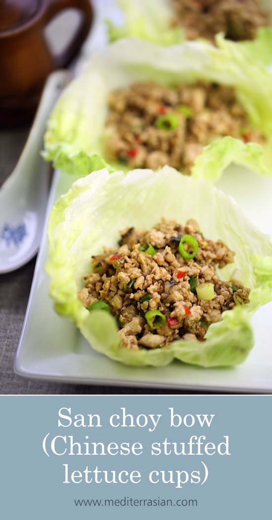 San choy bow (Chinese stuffed lettuce cups)