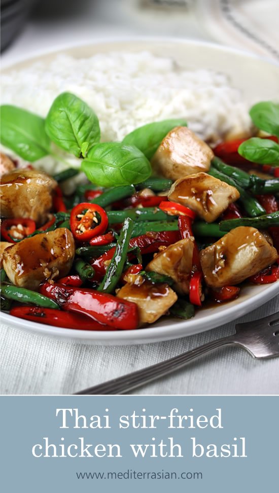 Thai Stir Fried Chicken With Basil Pad Kra Pao